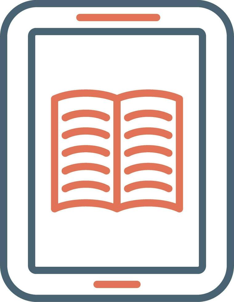 icono de vector de ebook