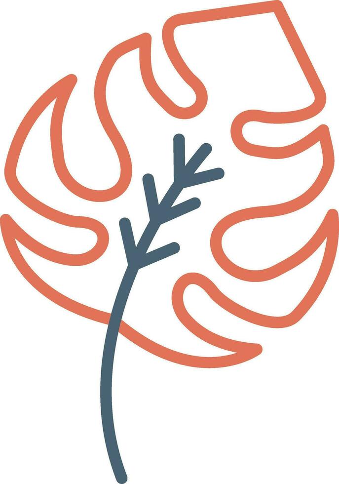 Philodendron Vector Icon