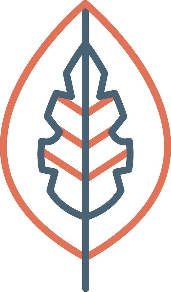 Red Aglaonema Vector Icon