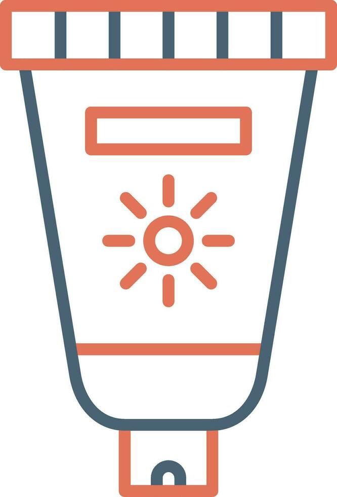 Sunscreen Vector Icon