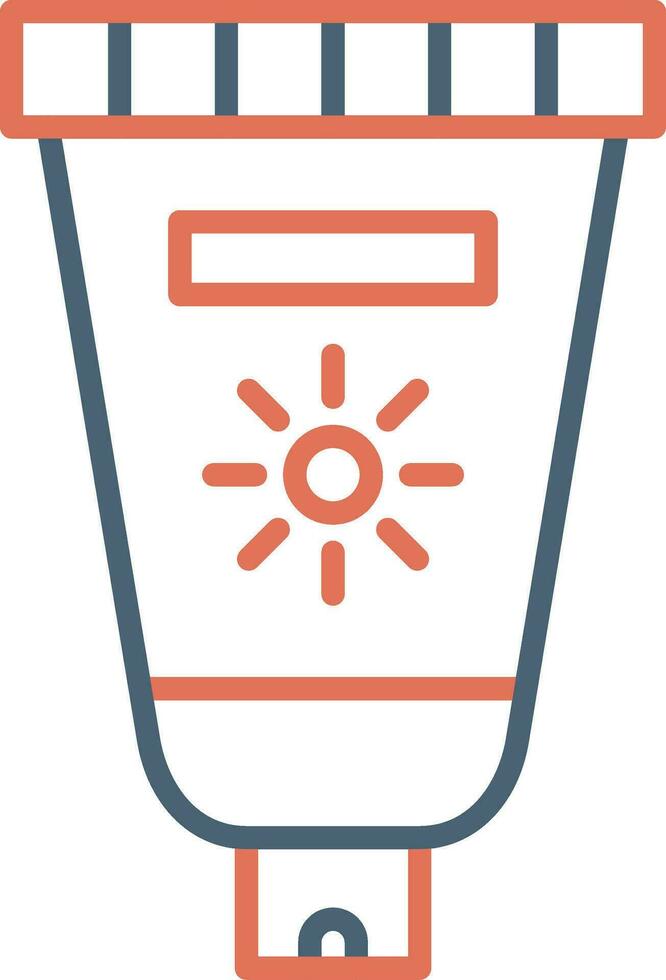 Sunscreen Vector Icon