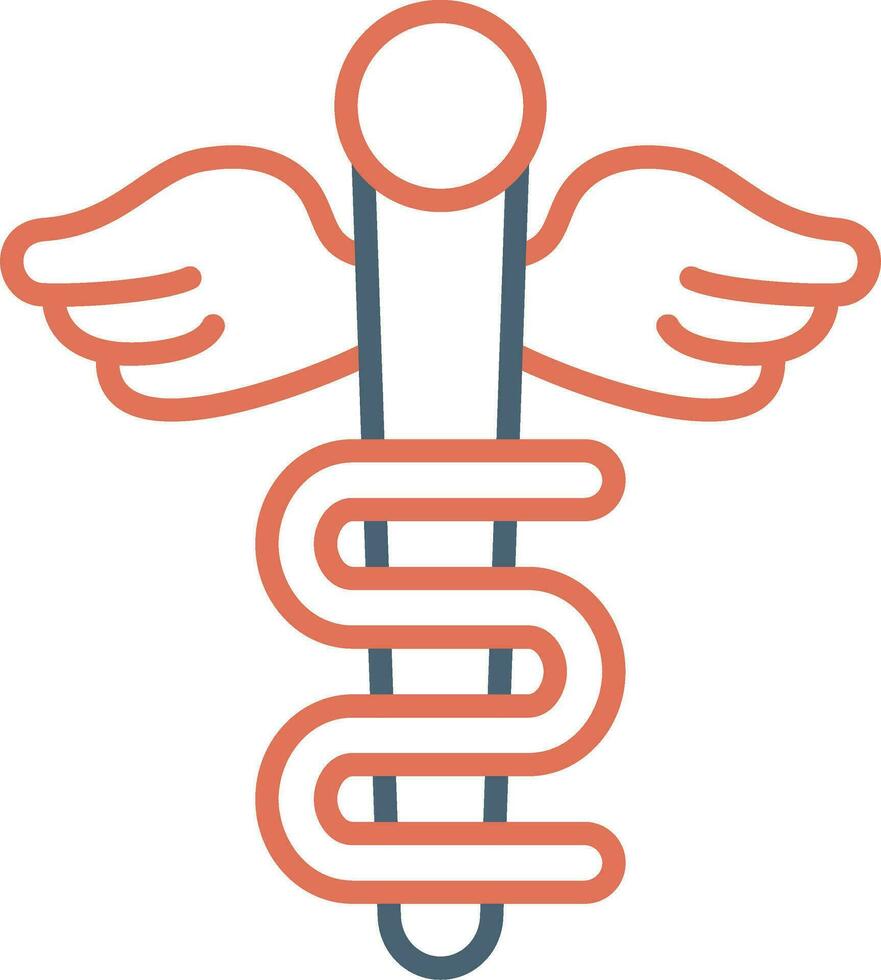 Rod Of Asclepius Vector Icon