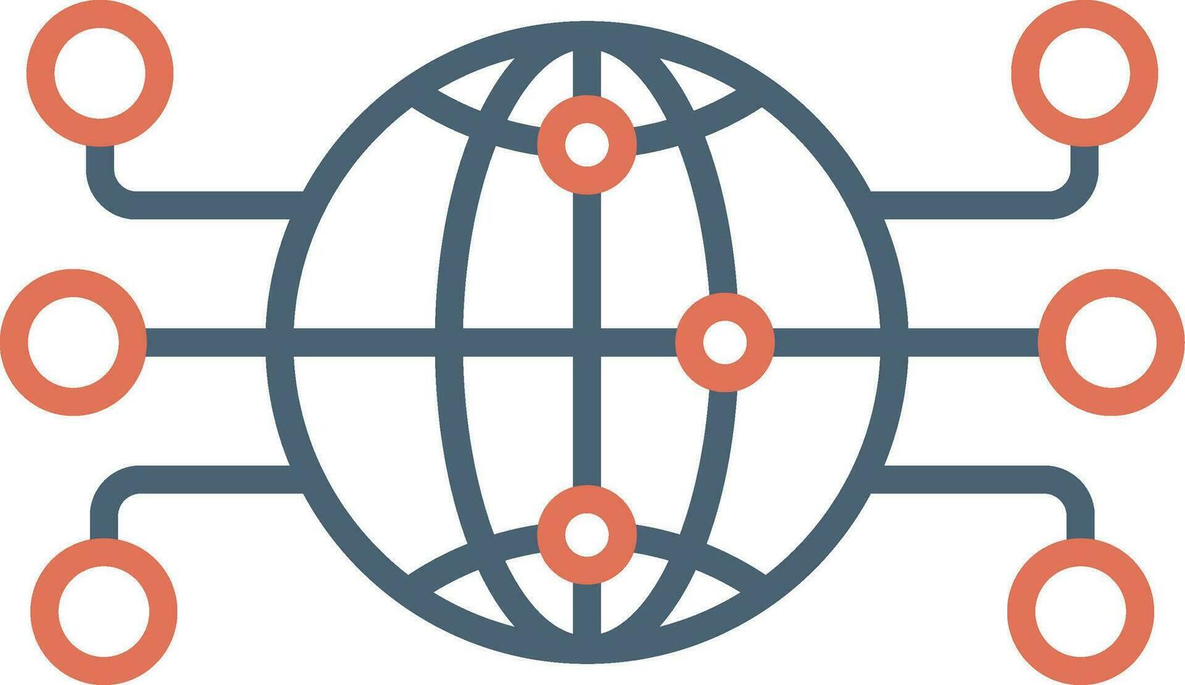Global Network Vector Icon
