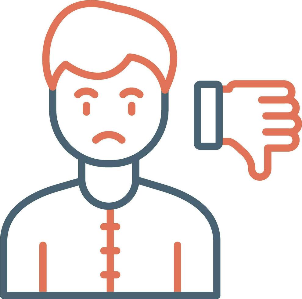 Dissatisfaction Vector Icon