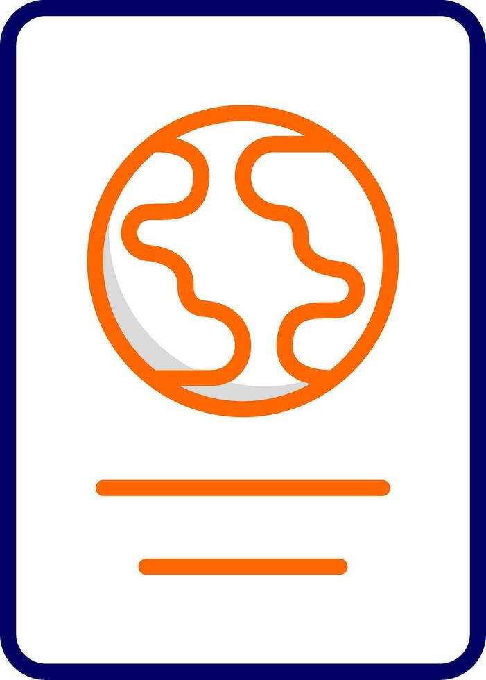 International Passport Vector Icon