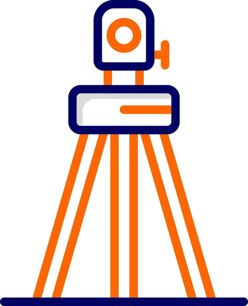 Total Station Vector Icon