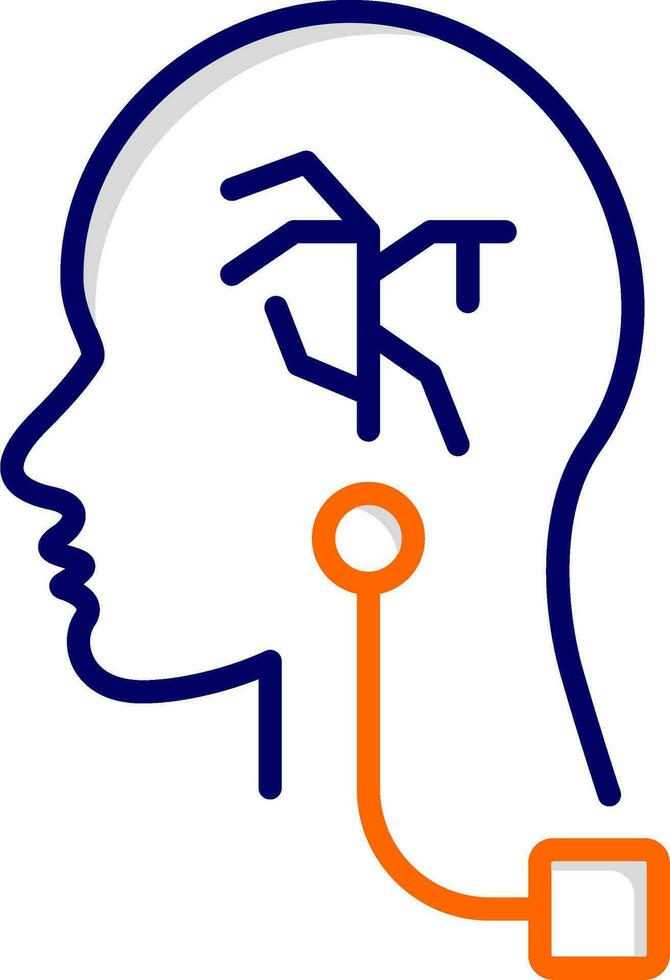 Vagus Nerve Stimulation Vector Icon