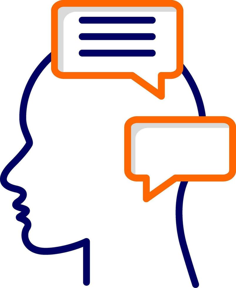 Inner Talk Vector Icon