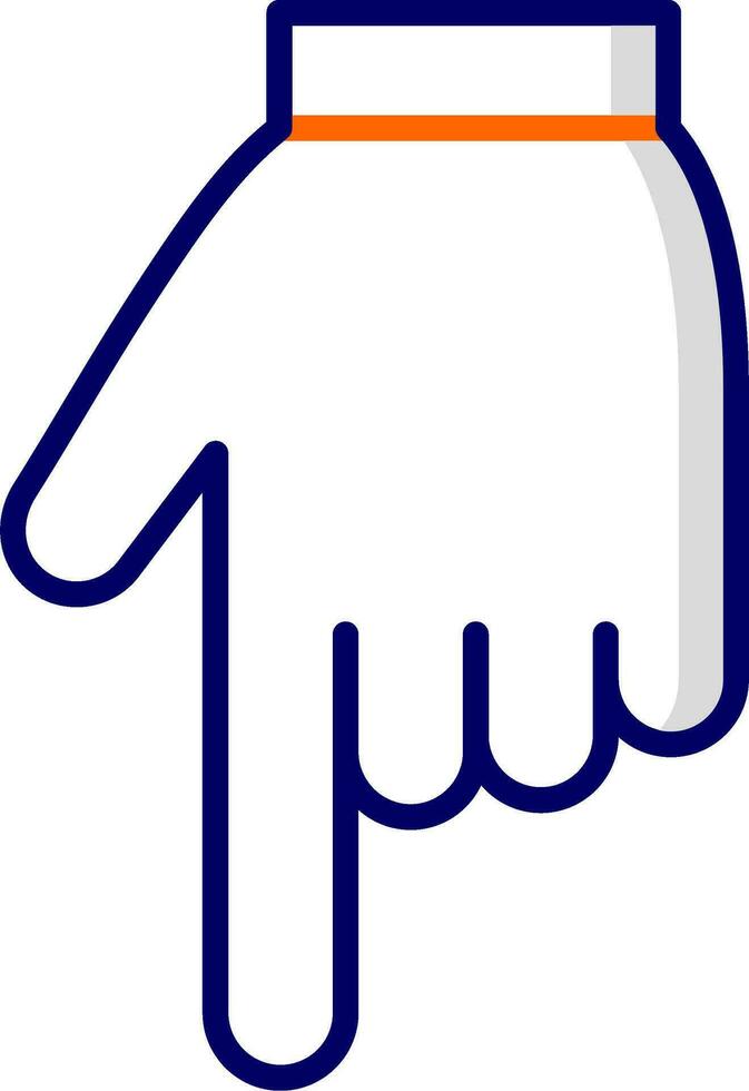 Down Vector Icon
