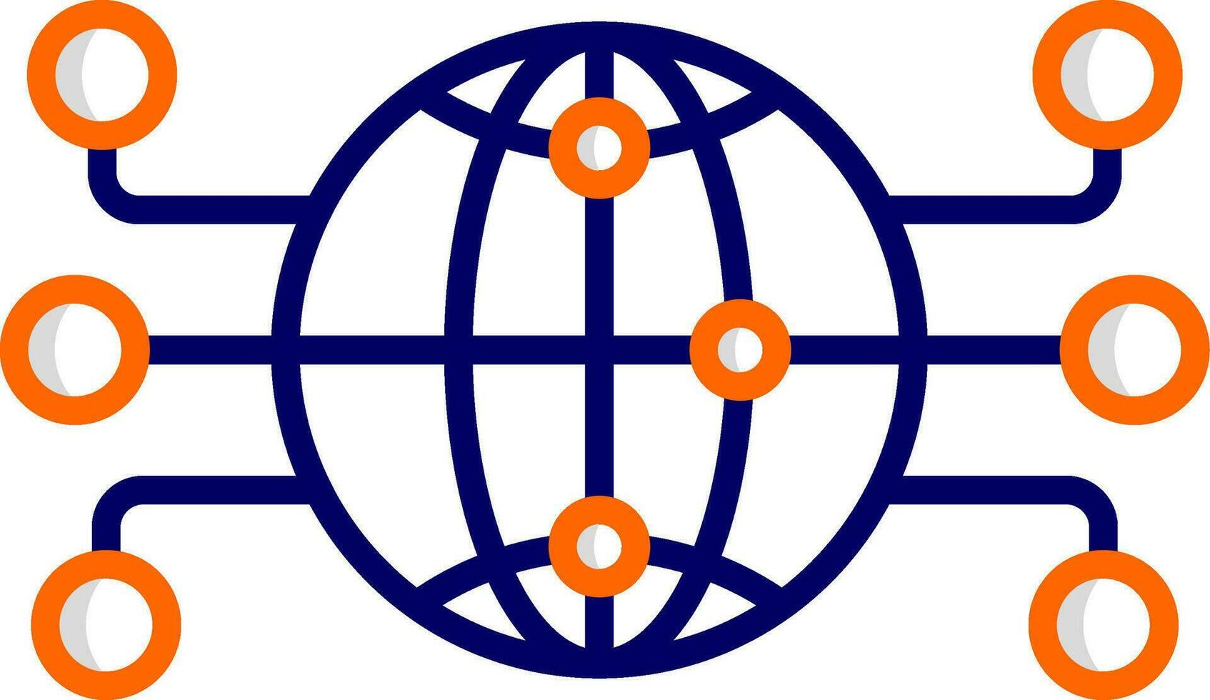 Global Network Vector Icon