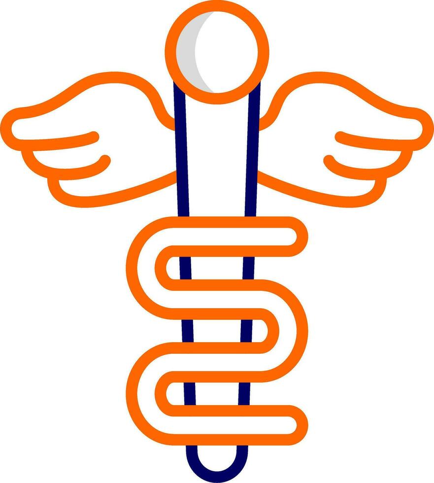 Rod Of Asclepius Vector Icon