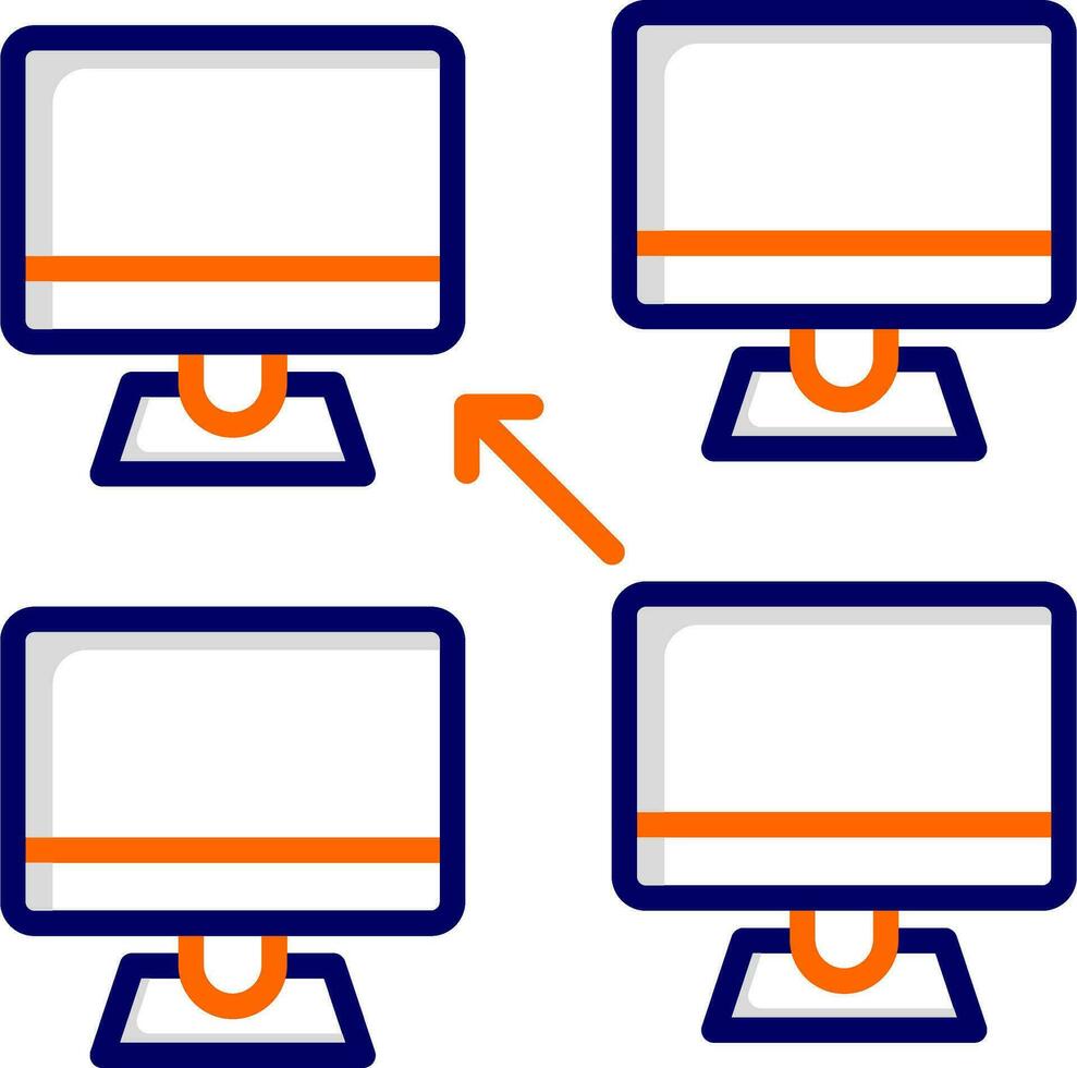 Decentralized Vector Icon