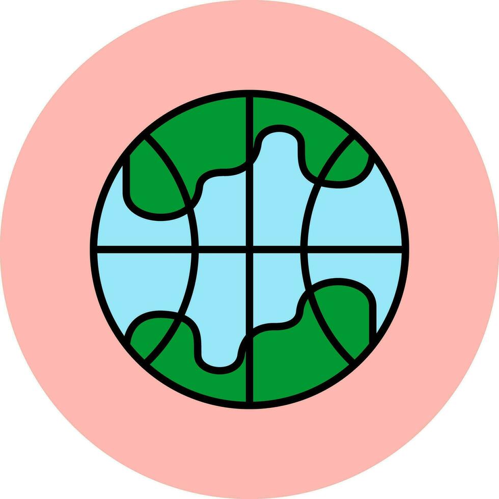 Planet Earth Vector Icon