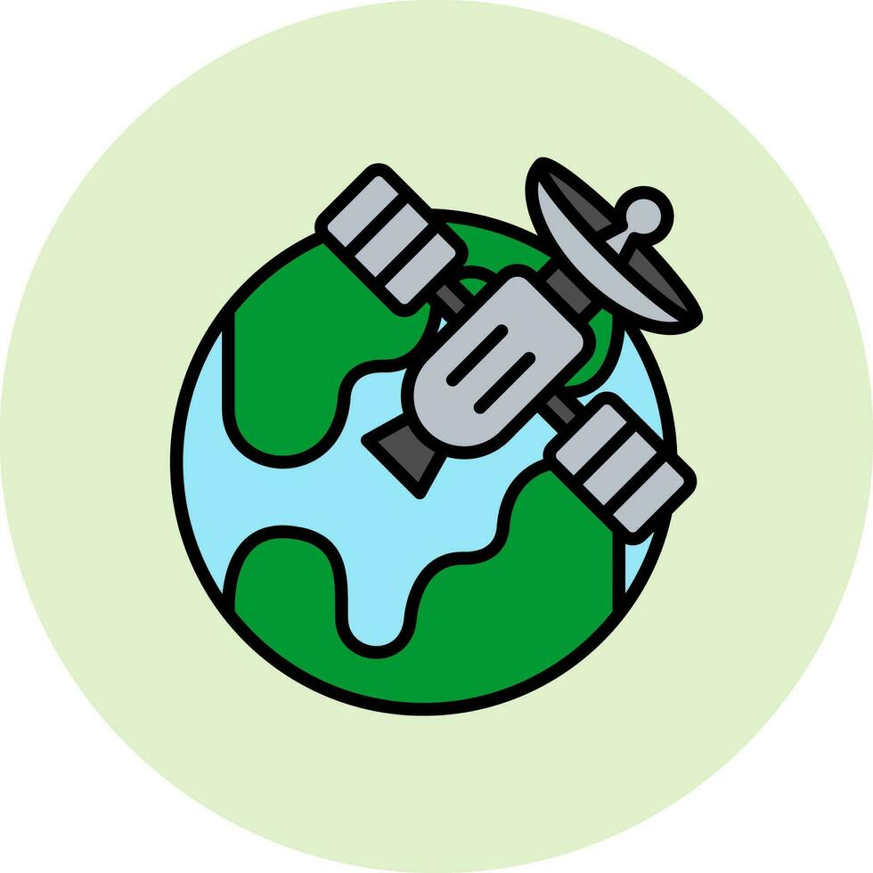 Satellite Vector Icon