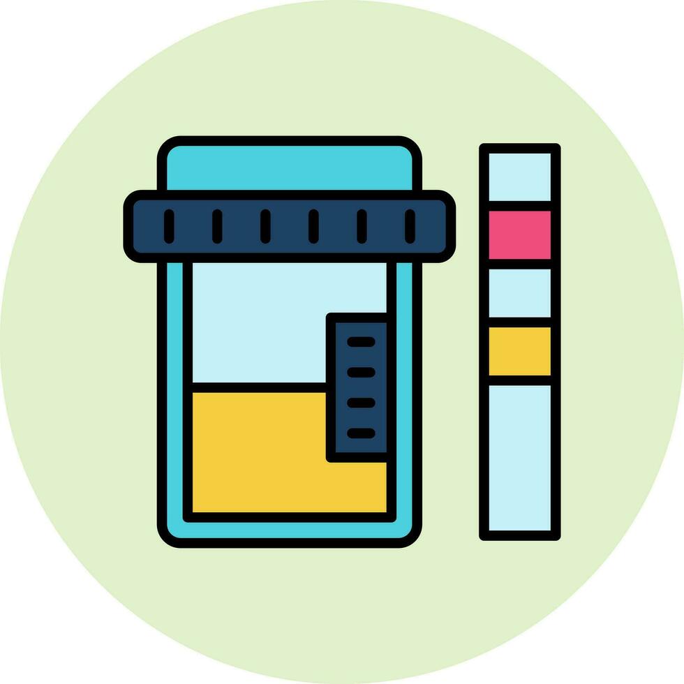 Urine Sample Vector Icon