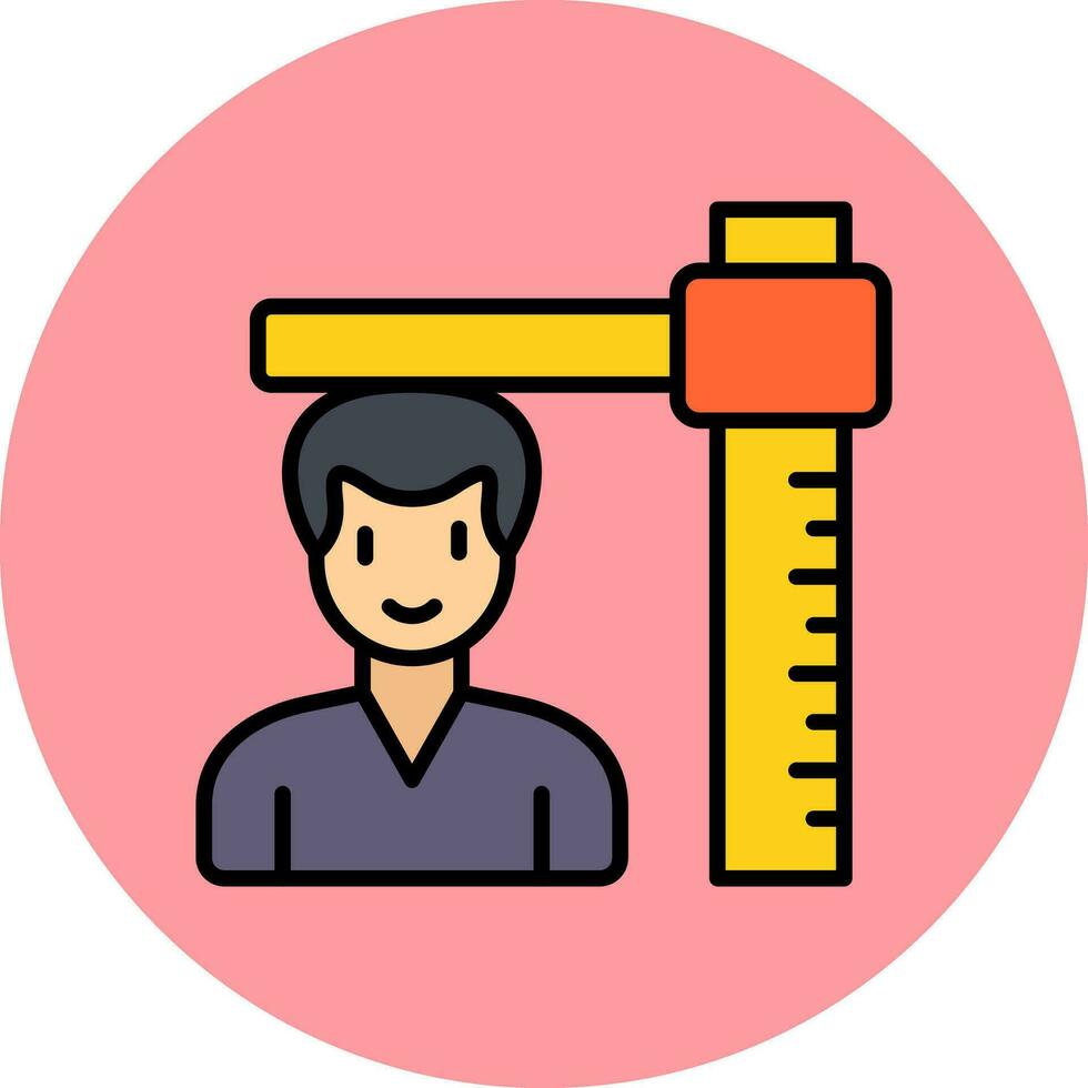 Height Vector Icon