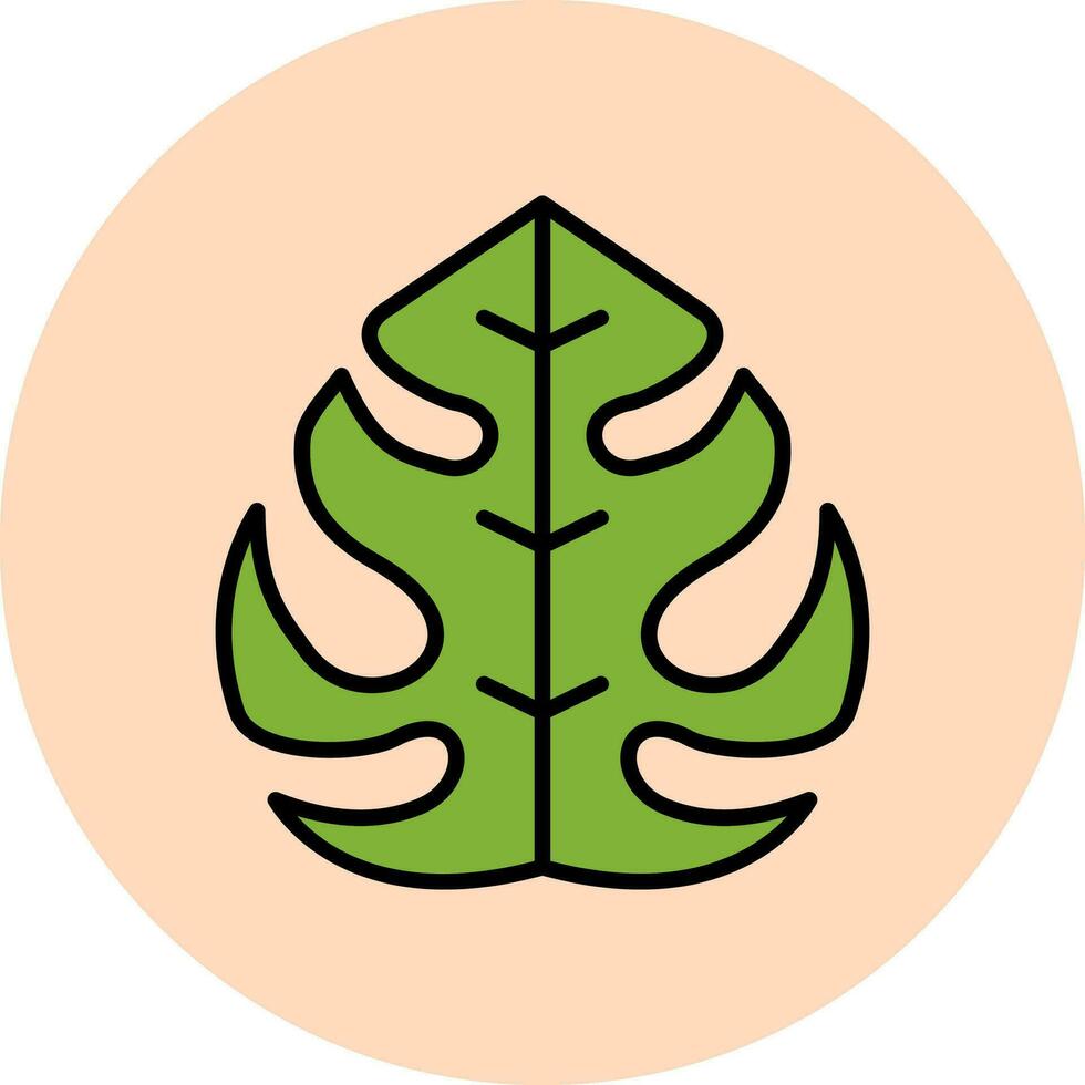 Philodendron Vector Icon