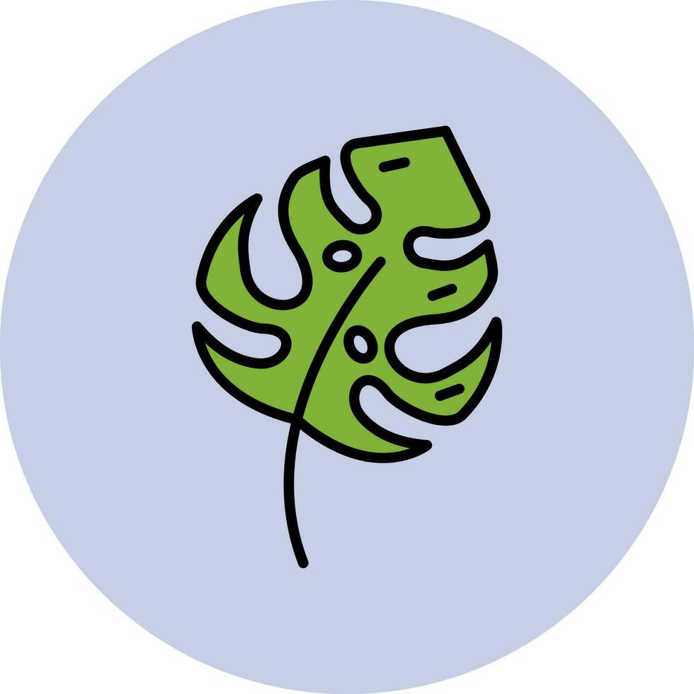 Monstera Deliciosa Vector Icon