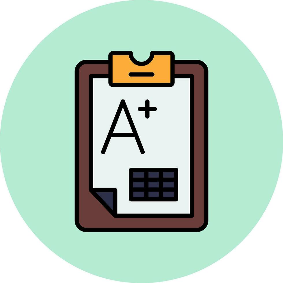 Grades Vector Icon