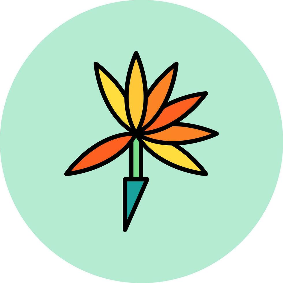 Bird Of Paradise Vector Icon