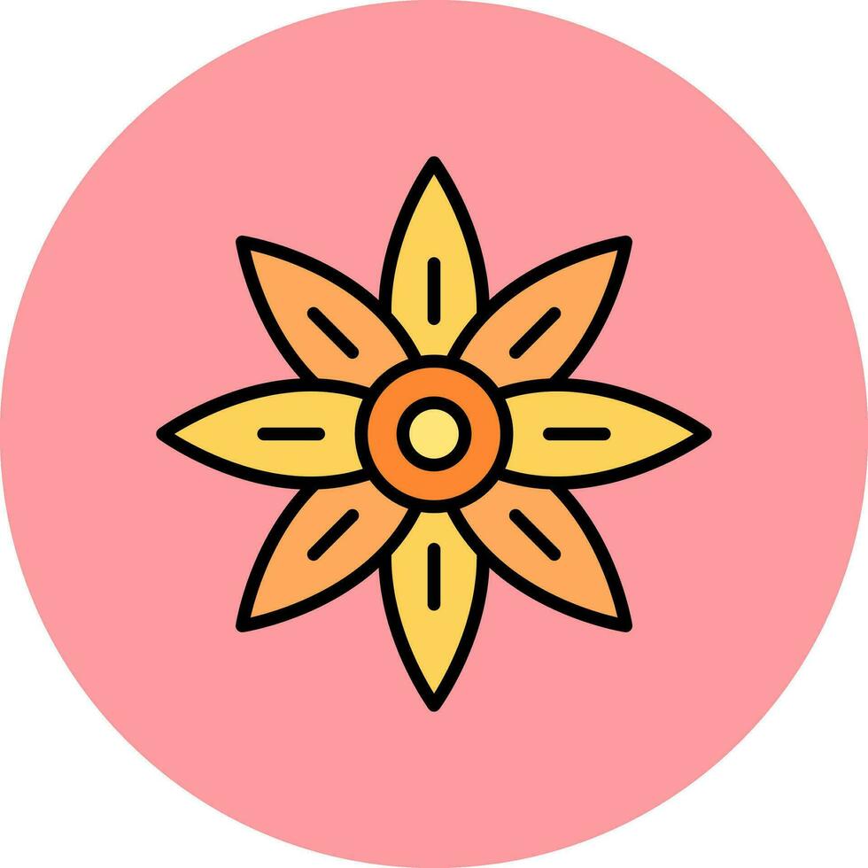 Tiger Lily Vector Icon