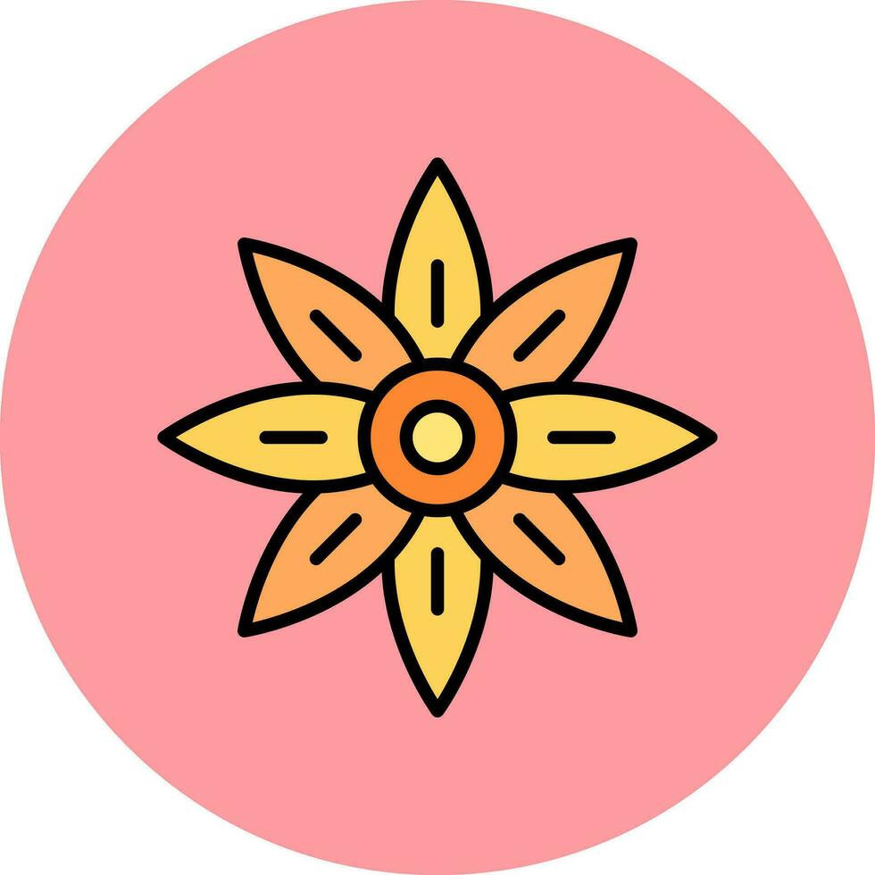 Tiger Lily Vector Icon