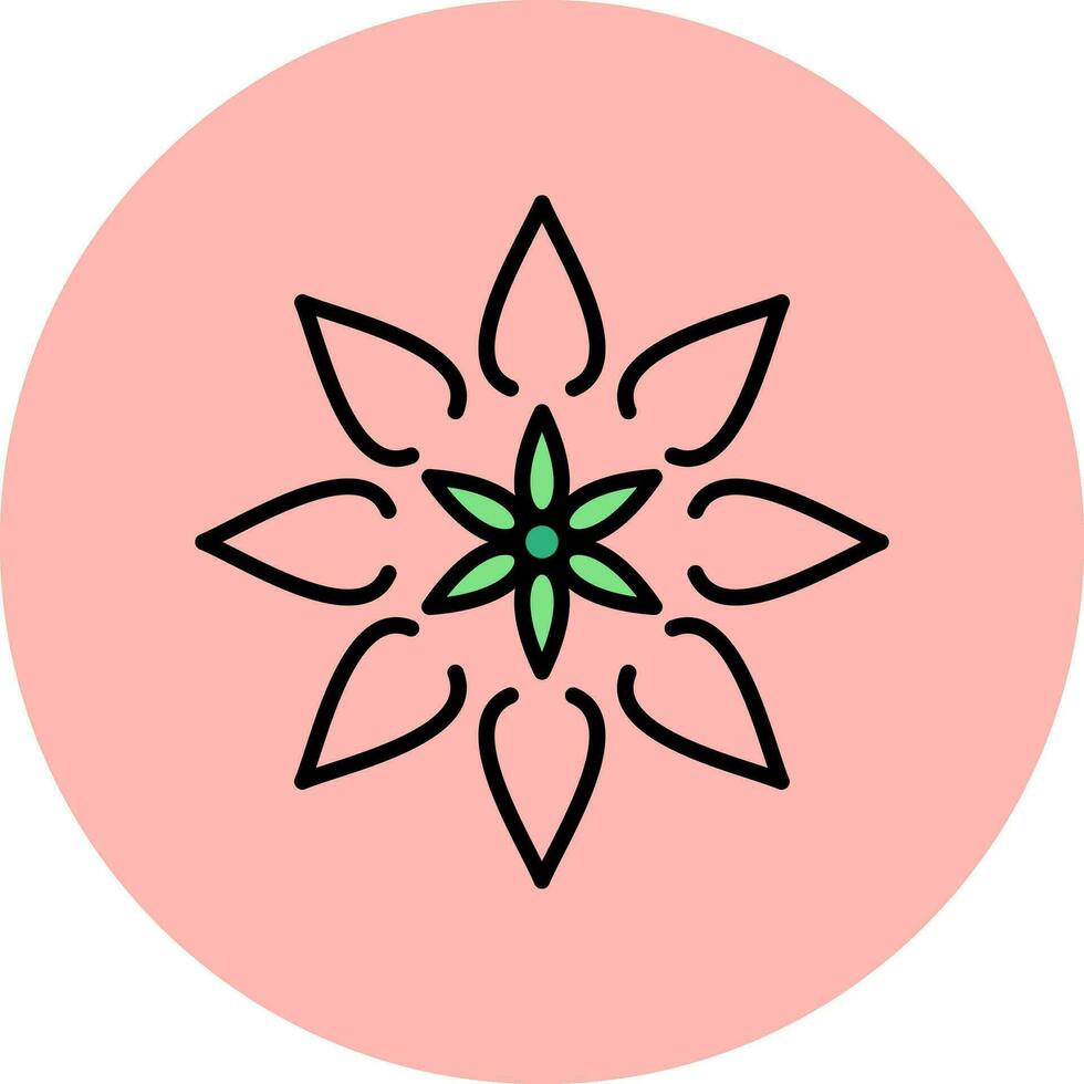 icono de vector de schefflera