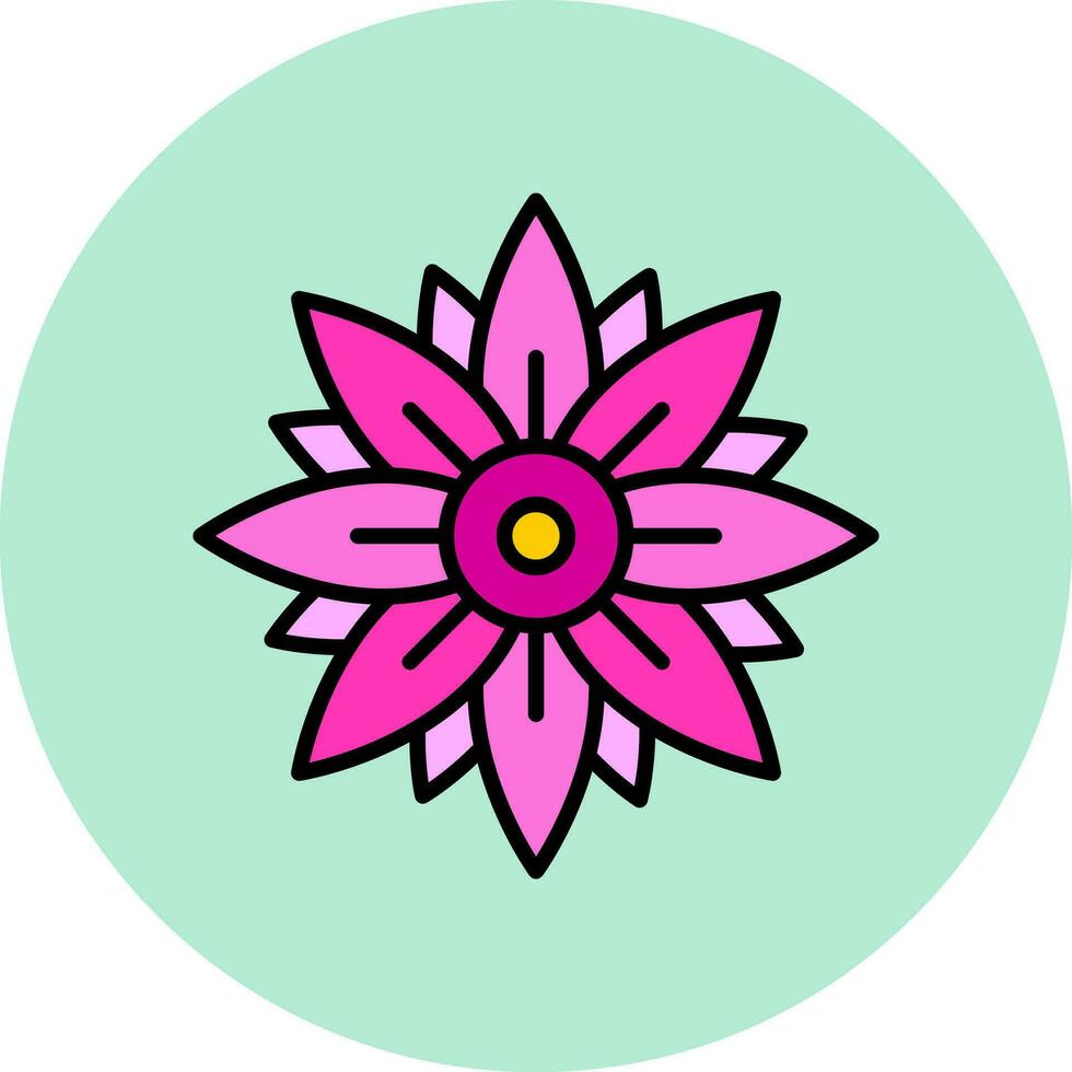 Chrysanthemum Vector Icon