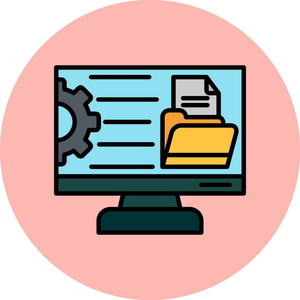 icono de vector de desarrollo web