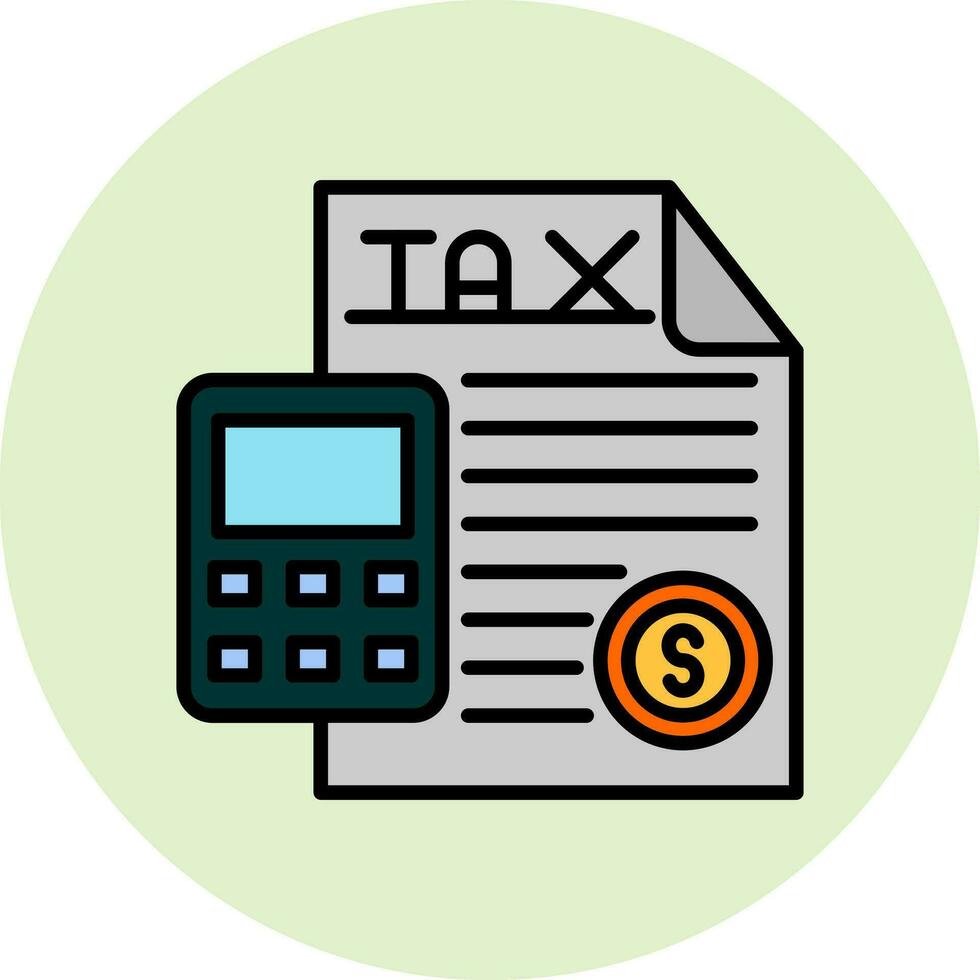 Taxes Vector Icon