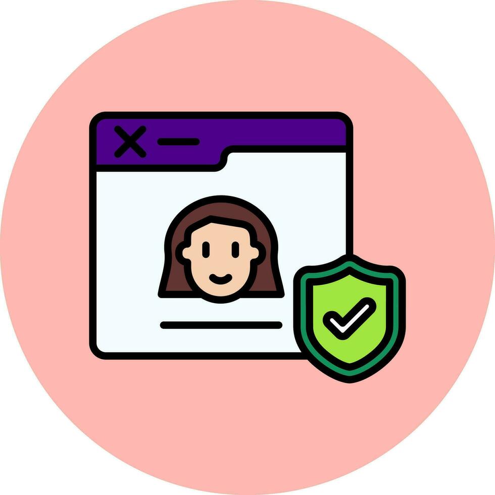 Cyber Security Vector Icon