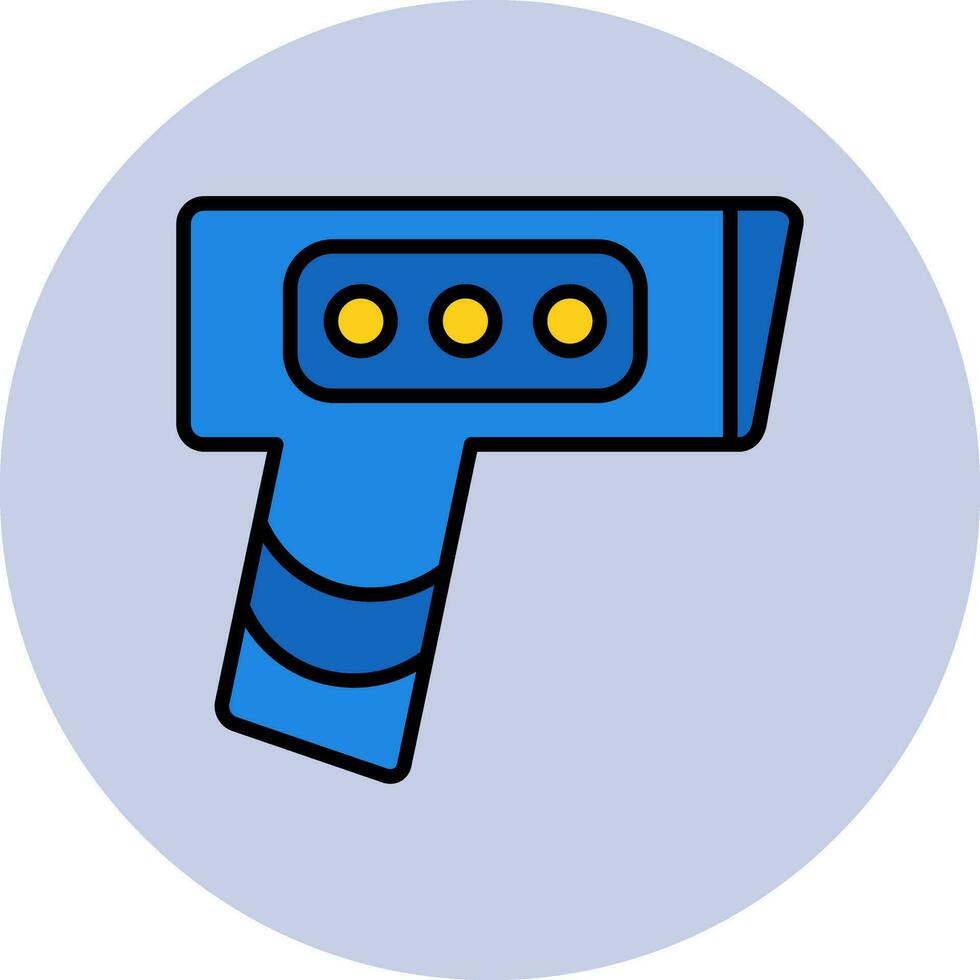 Thermometer Gun Vector Icon