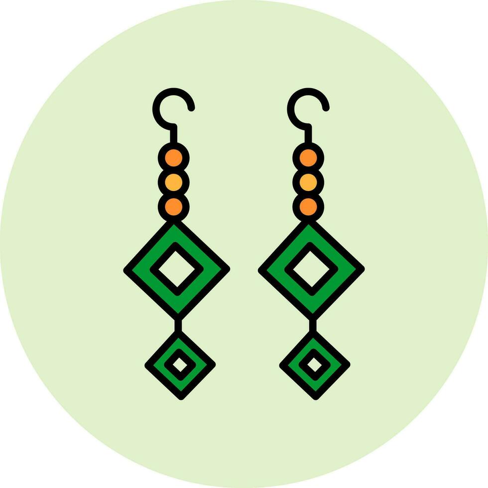 Earrings Vector Icon