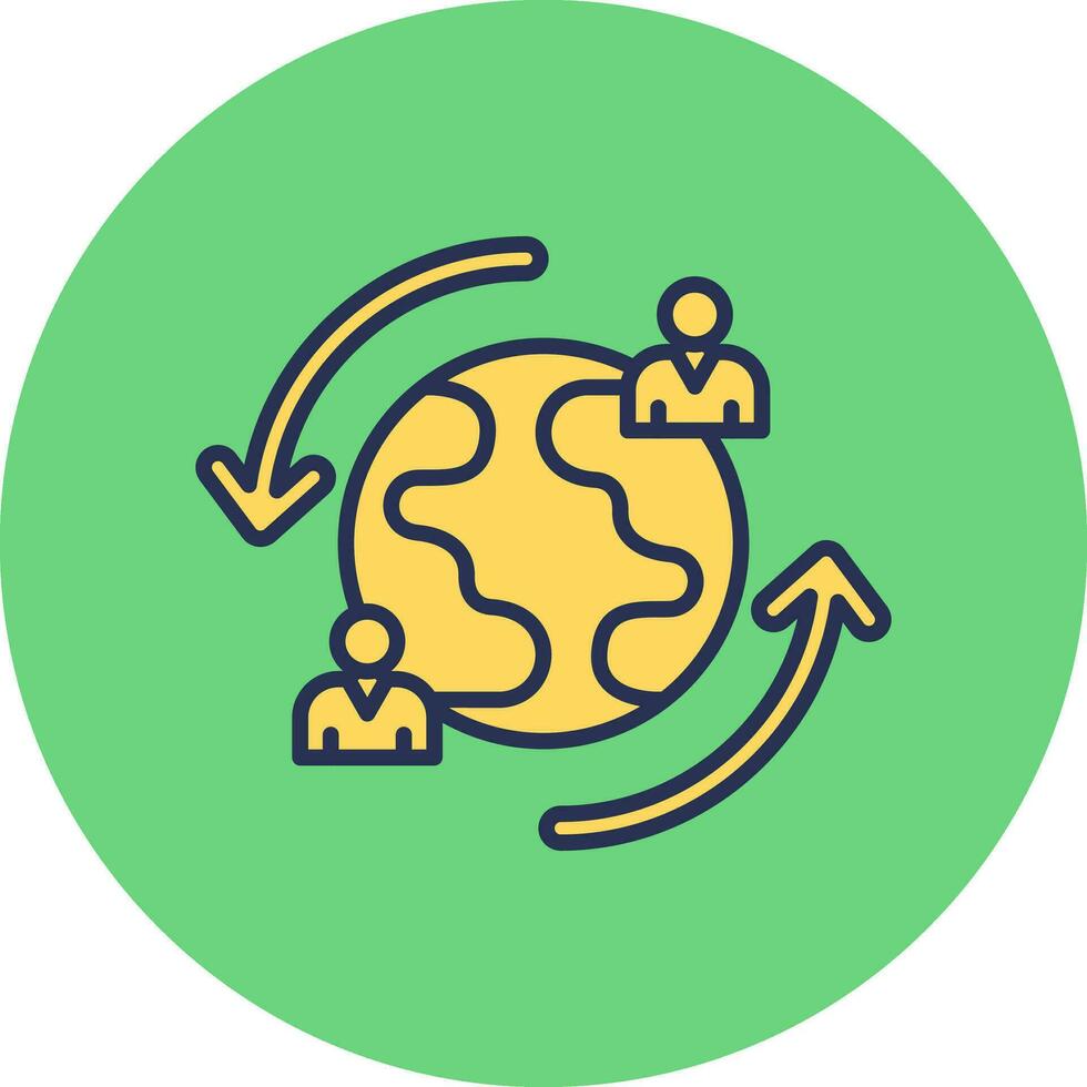 Migration Vector Icon