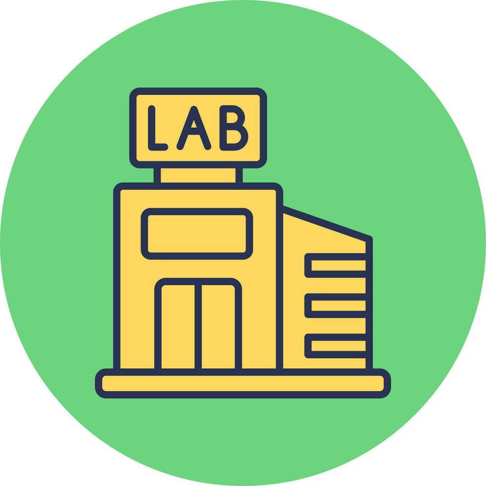 icono de vector de laboratorio