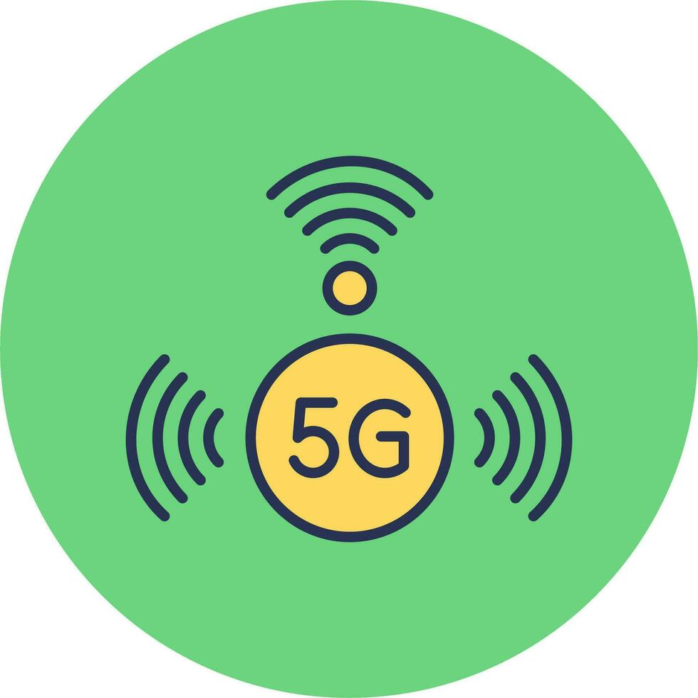 icono de vector de 5g