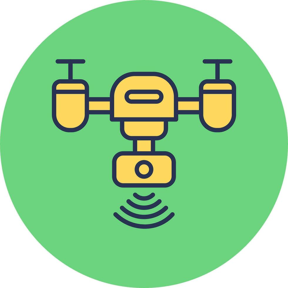 Smart Drone Vector Icon