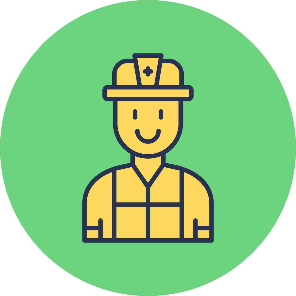 Firefighter Vector Icon