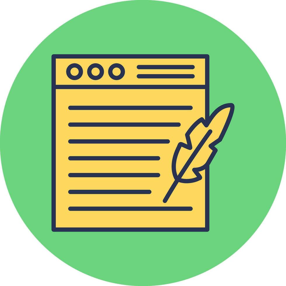 Feather Vector Icon