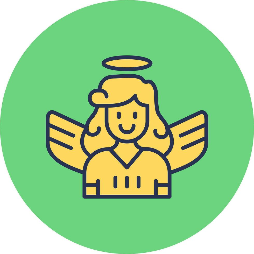 ángel vector icono