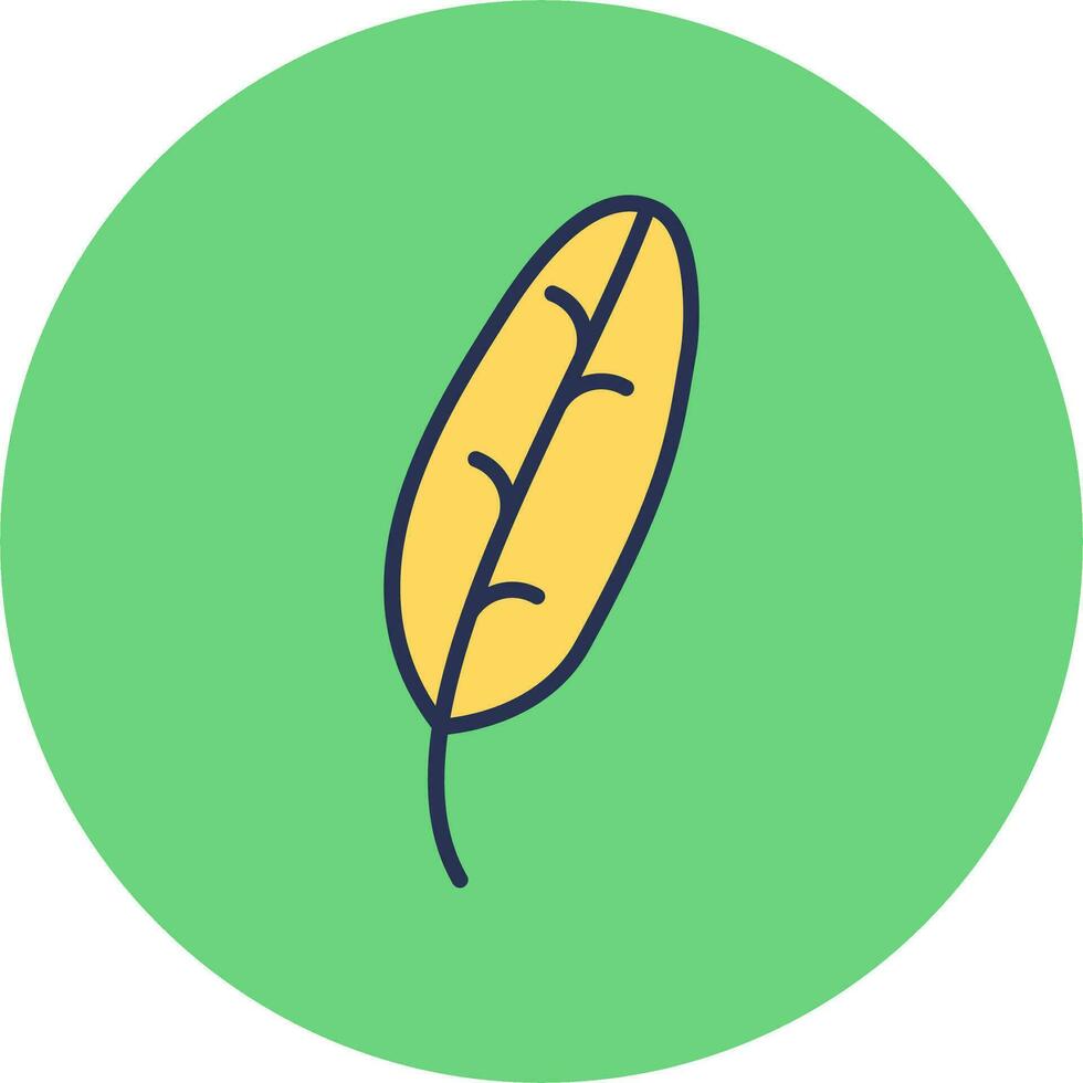 Banana Leaf Vector Icon