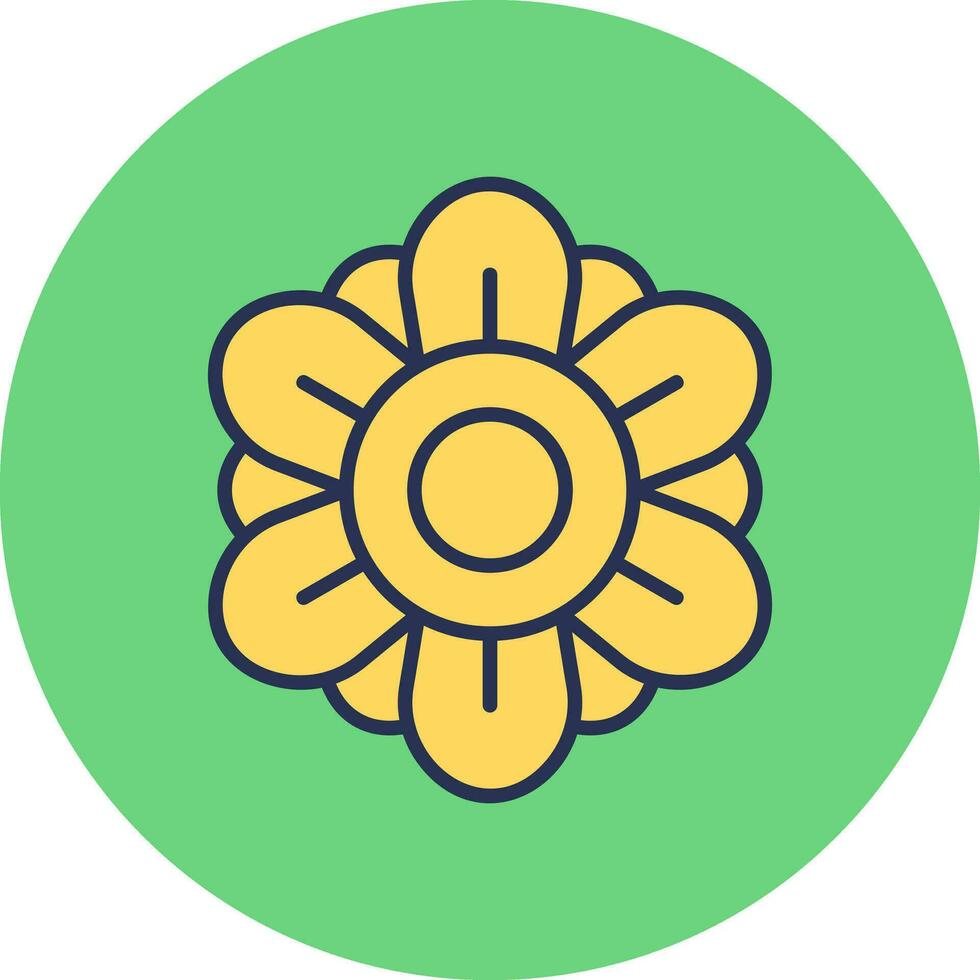 Dahlia Vector Icon