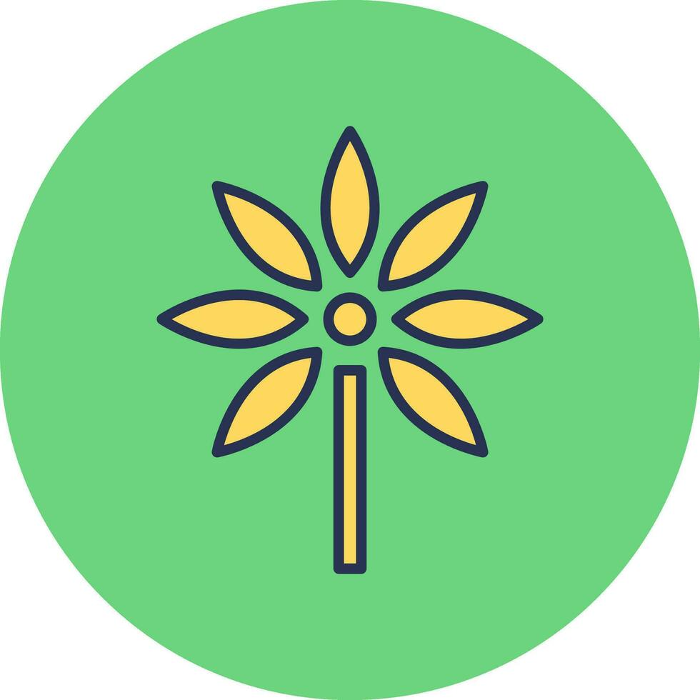 Schefflera Vector Icon