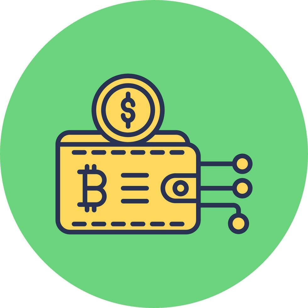 Crypto Wallet Vector Icon