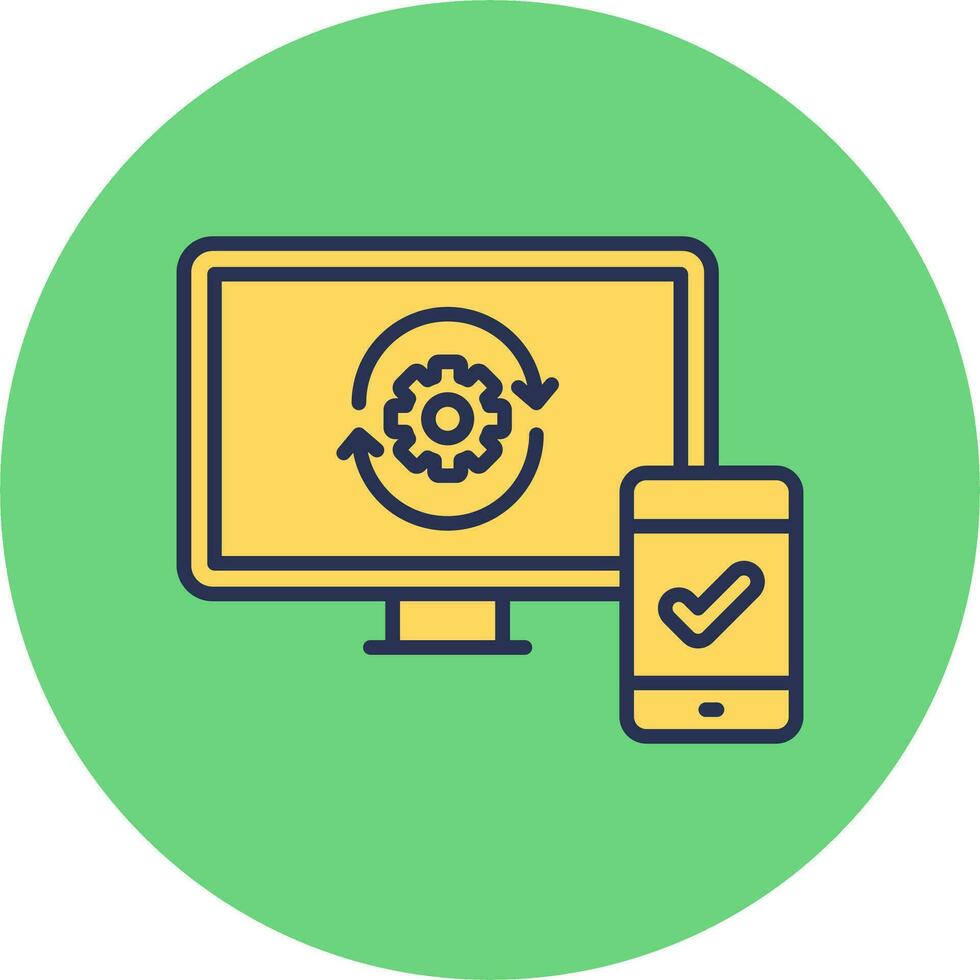 Synchronization Vector Icon