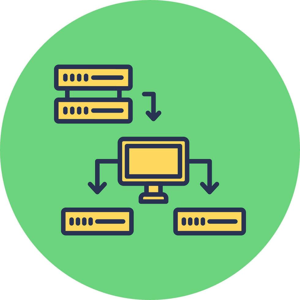 Structured Data Vector Icon