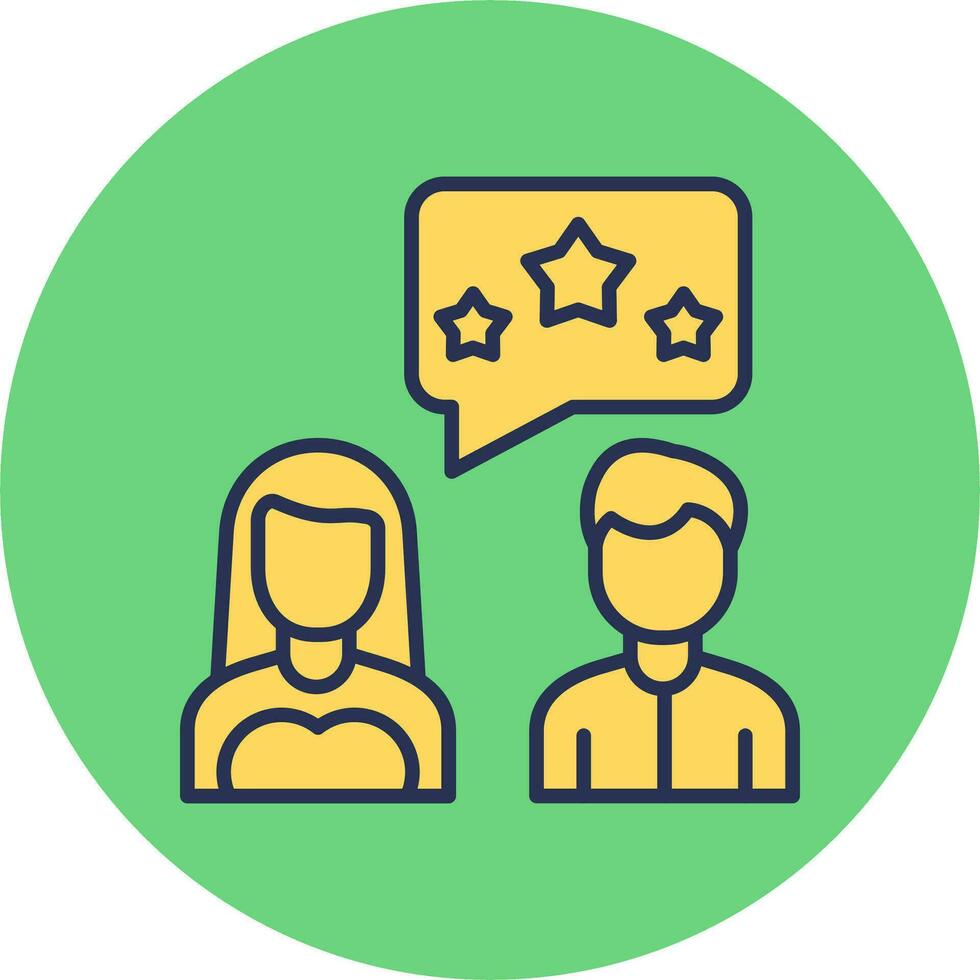 Customer Review Vector Icon