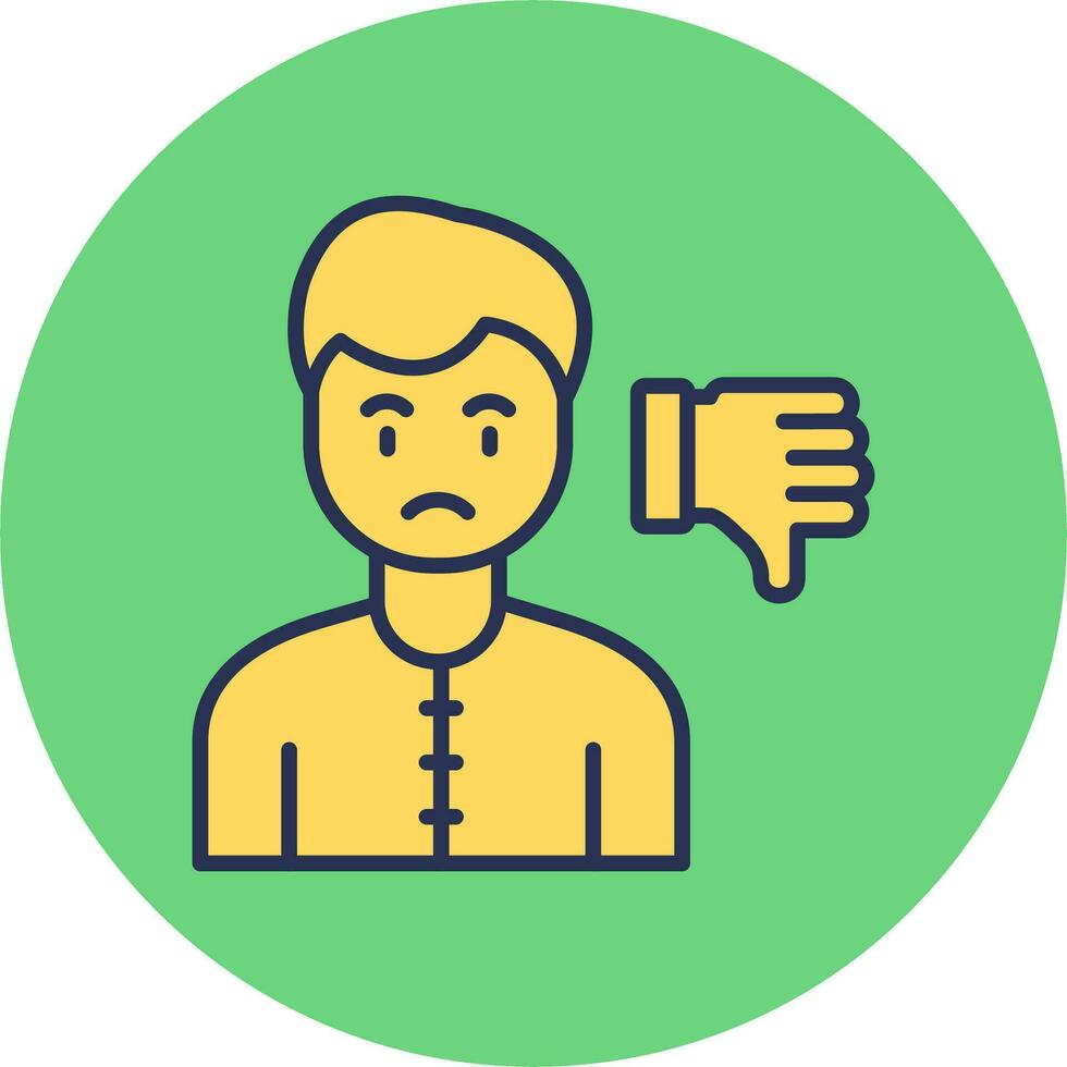 Dissatisfaction Vector Icon