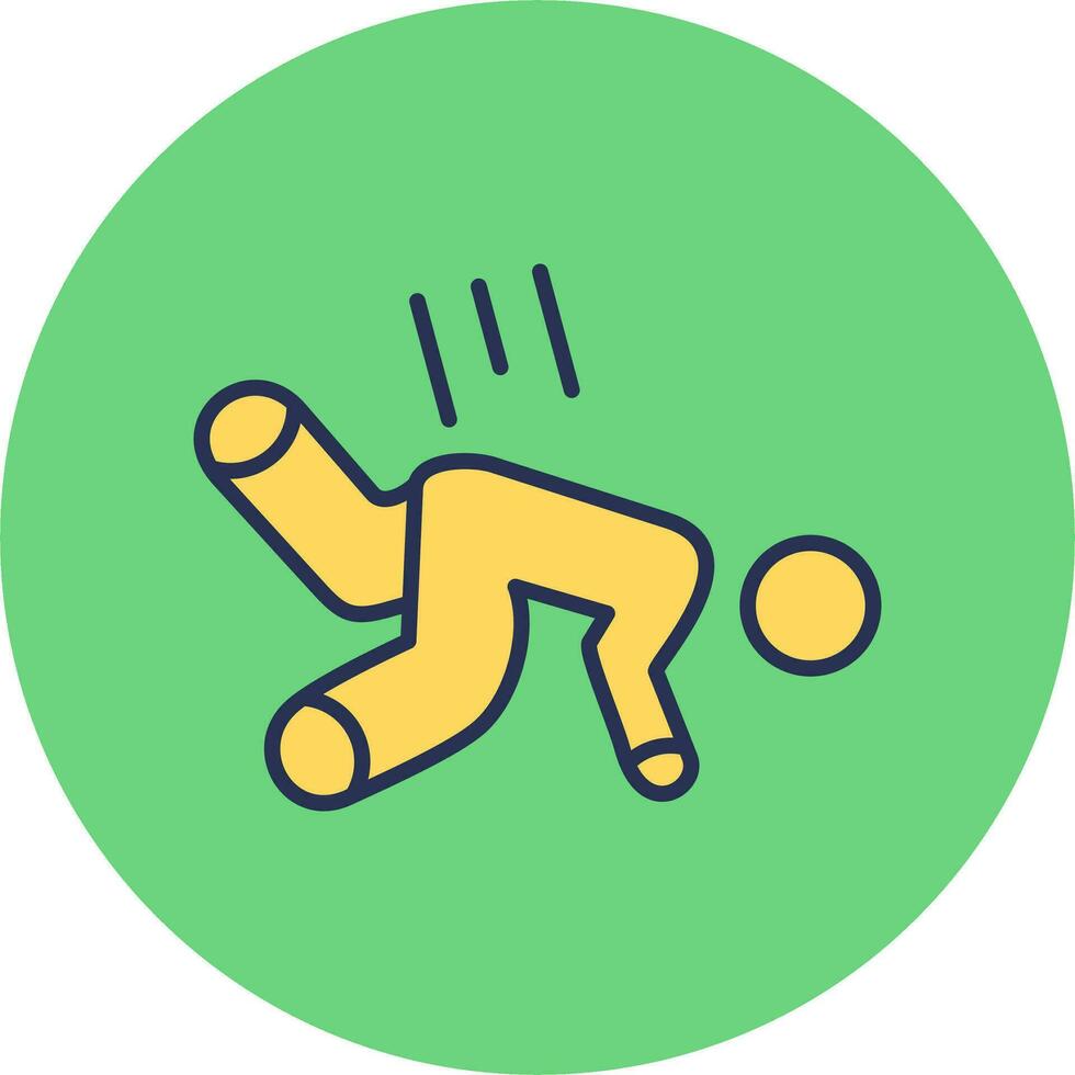 Falling Down Vector Icon