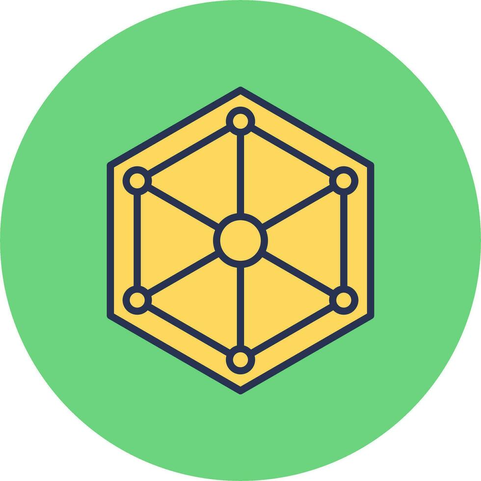 Hexagon Vector Icon